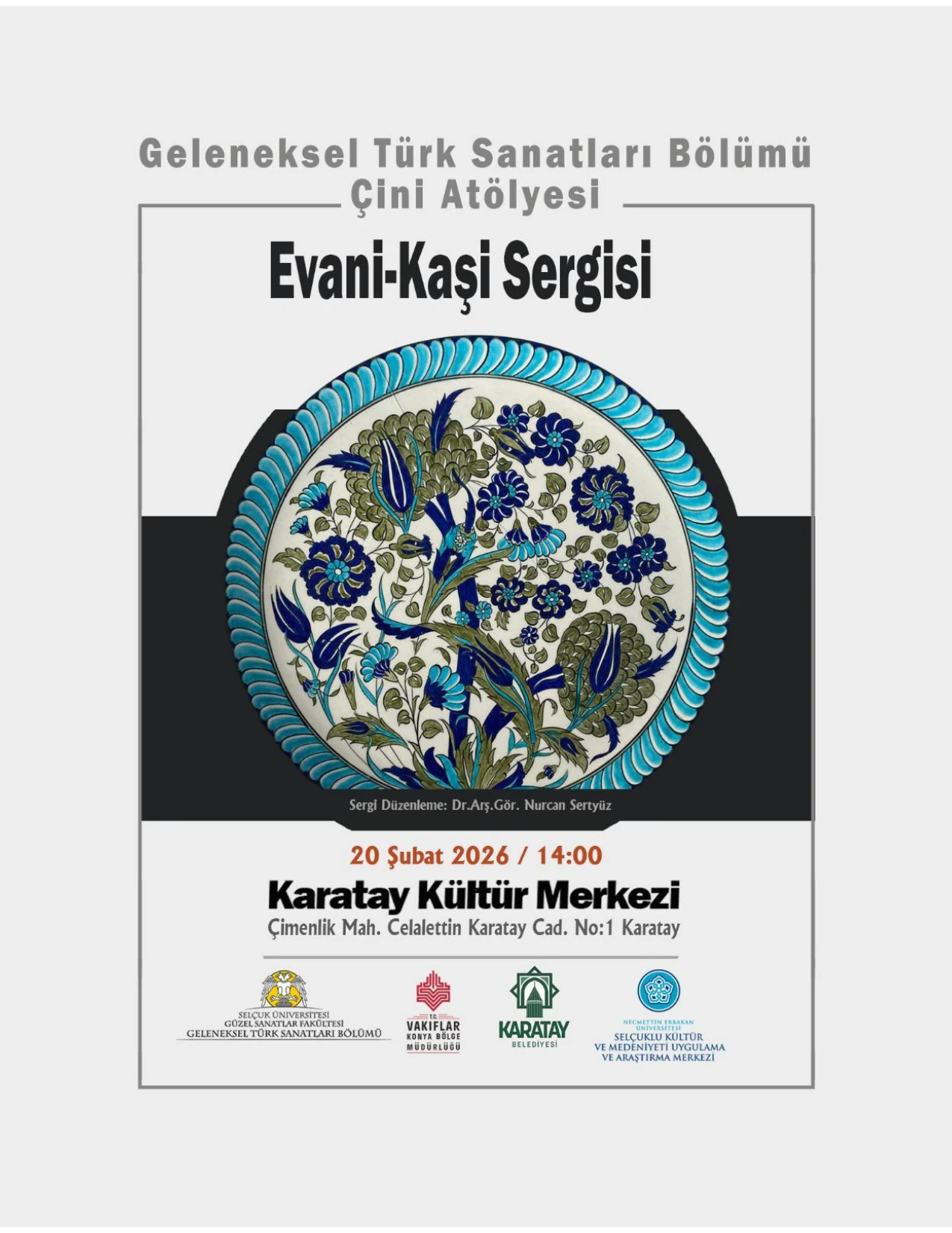 "Evani-Kaşi" İsimli Çini Sergisi